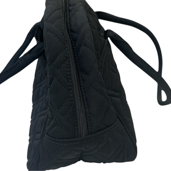 Vera Bradley Classic Black Quilted Medium Bowler Hand Bag with Coin Purse_NWT - Picture 6 of 16